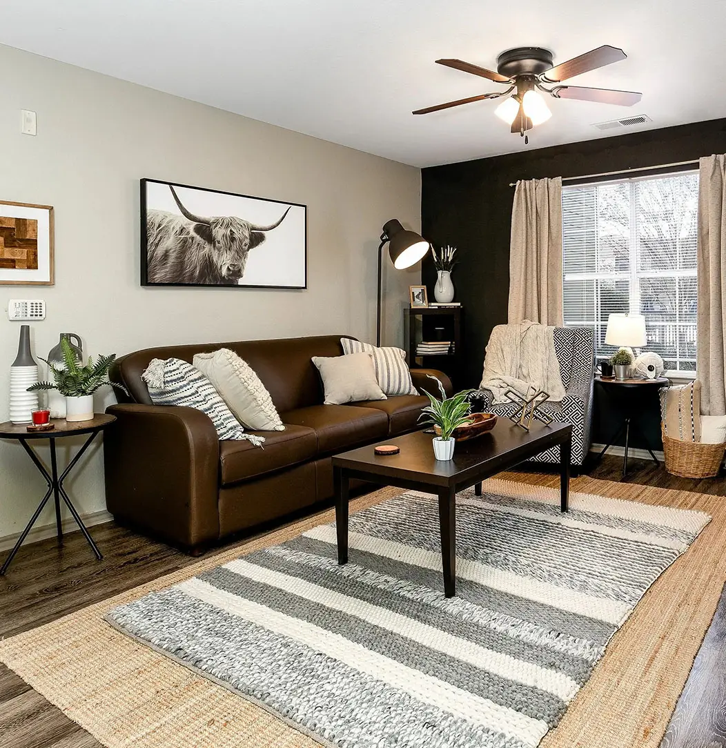 furnished living space